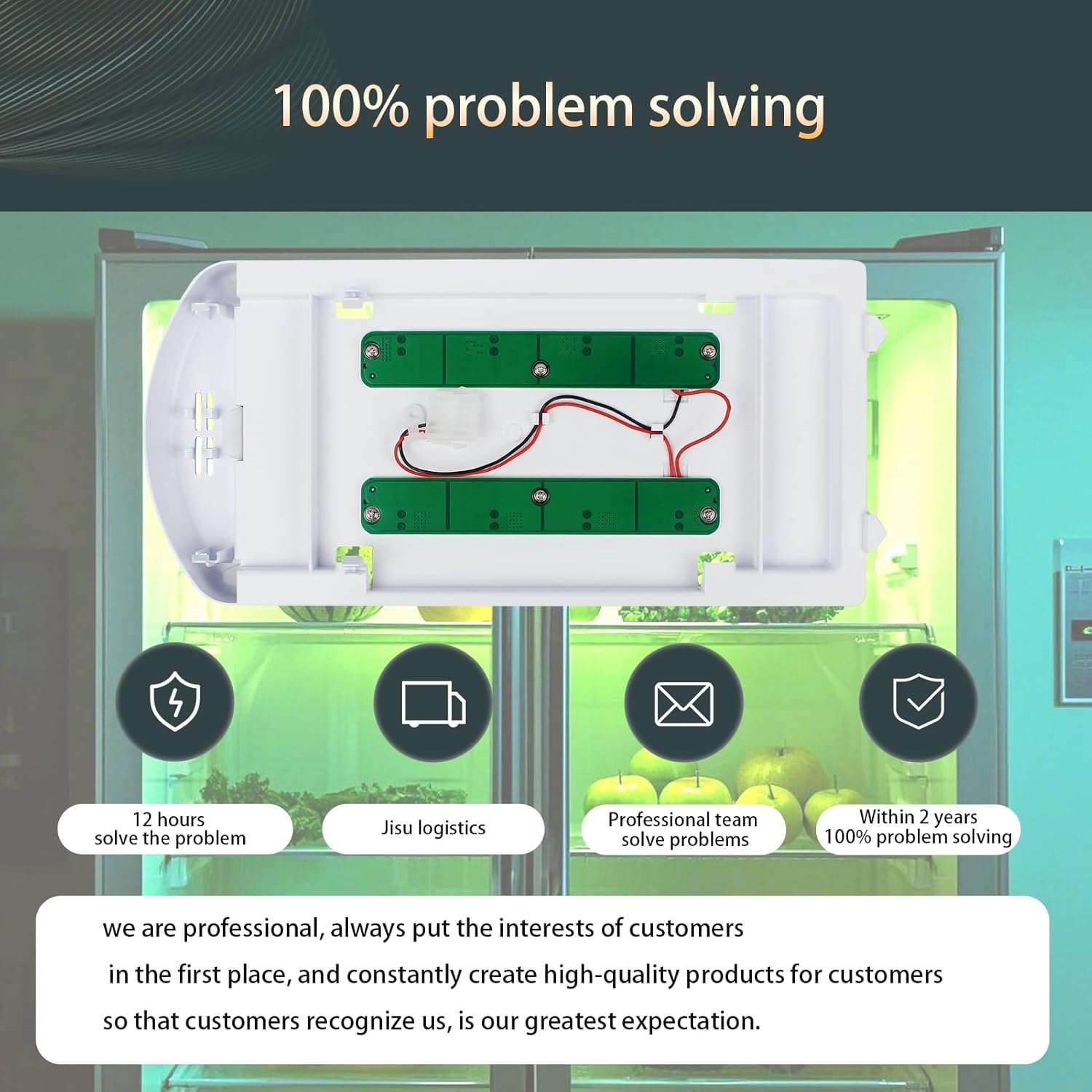 W11527432 Refrigerator Led Light Assy Module Replace W11387579 W11333374 W11042554 W11101384 Compatible with Whirlpool Maytag WRF555SDFZ09 WRX735SDHZ02 WRX735SDHZ03 WRF555SDFZ11 Led Light 5-year QA