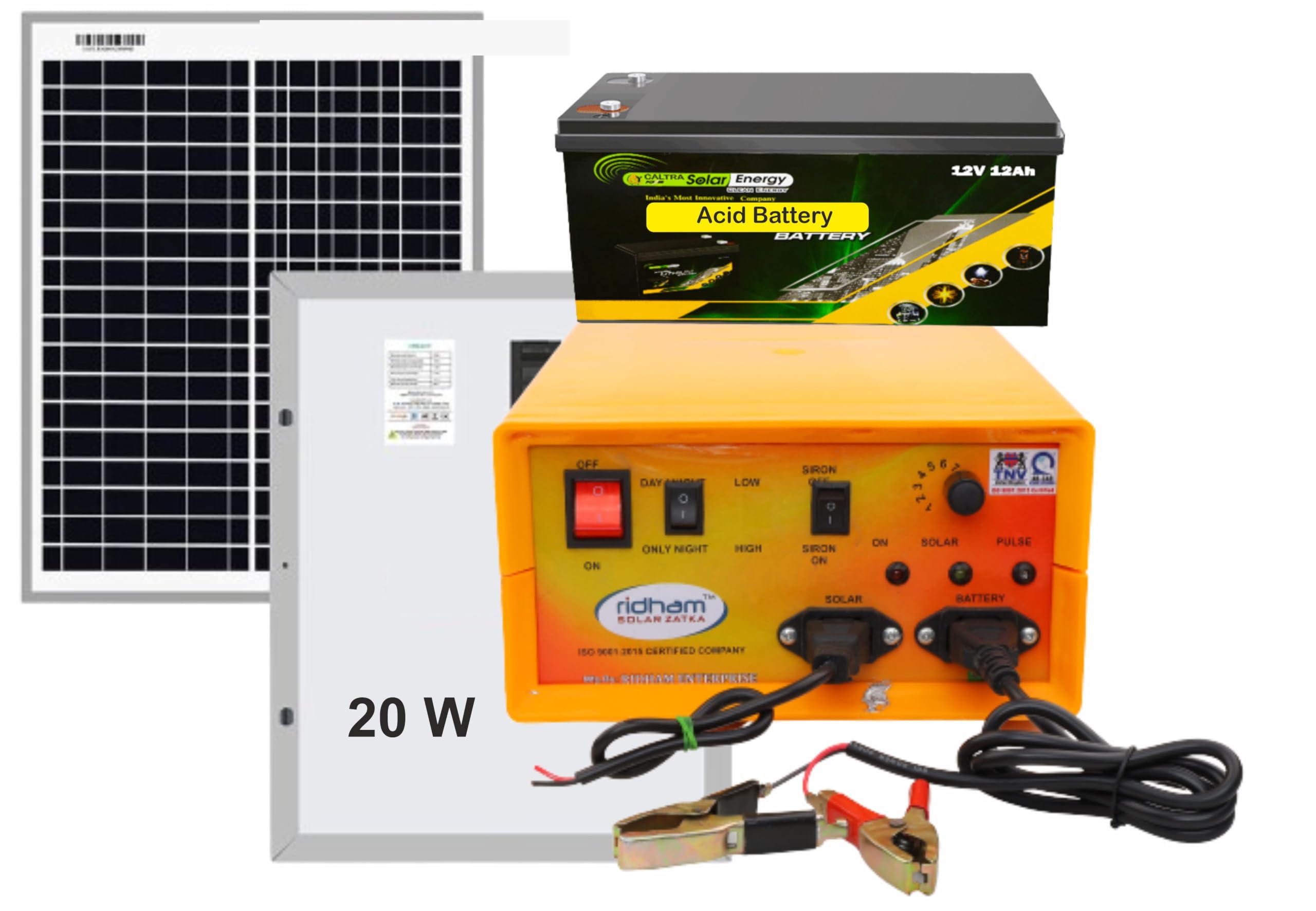 RidhamZatka Solar Zatka Machine Kit (25 Acer-50-70 Vigha) Solar