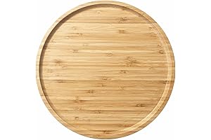 Round Bamboo Charcuterie Board: Perfect for Savoring Delicacies