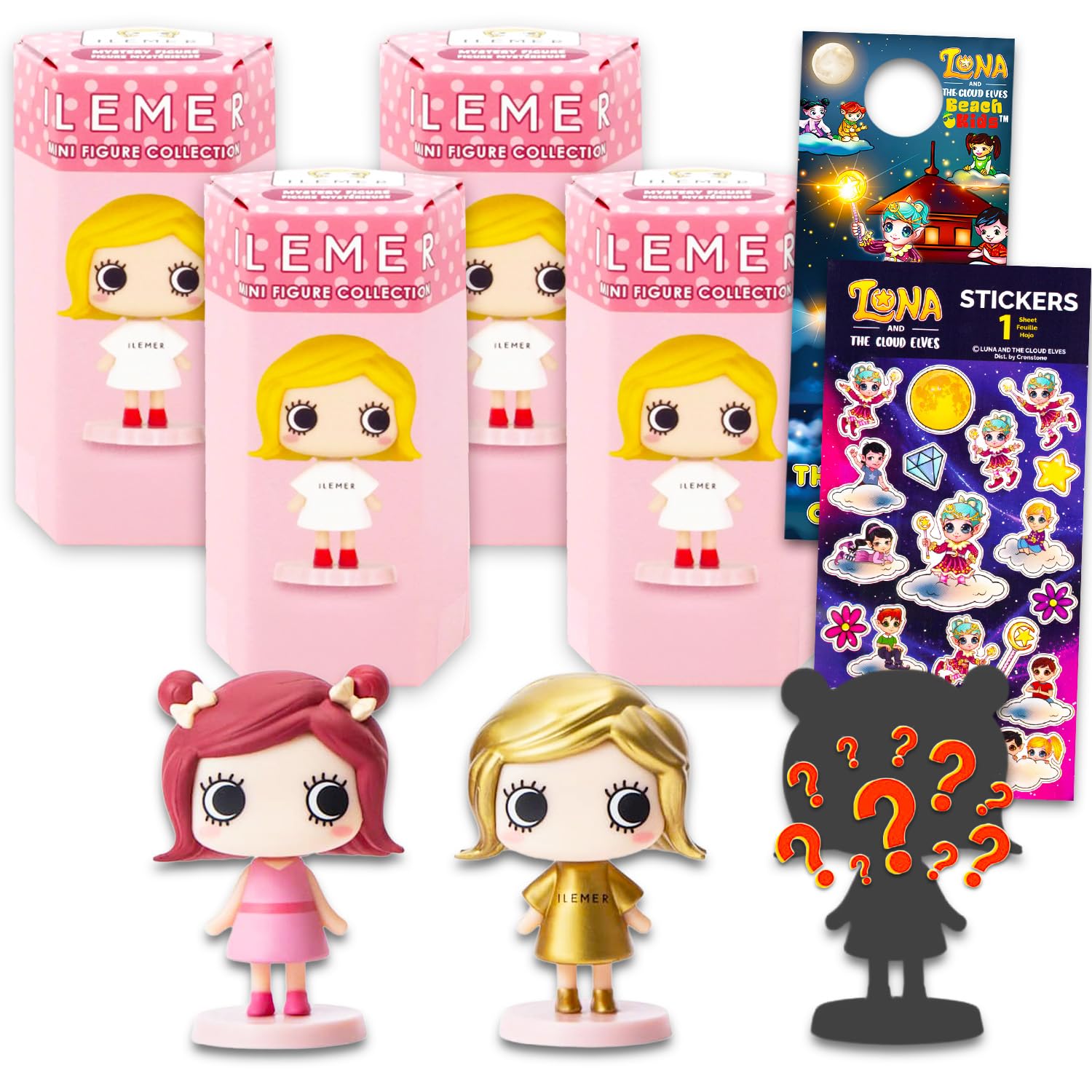 Amazon.com: Ilemer Doll Blind Box Mini Figure Set - Bundle with 3 
