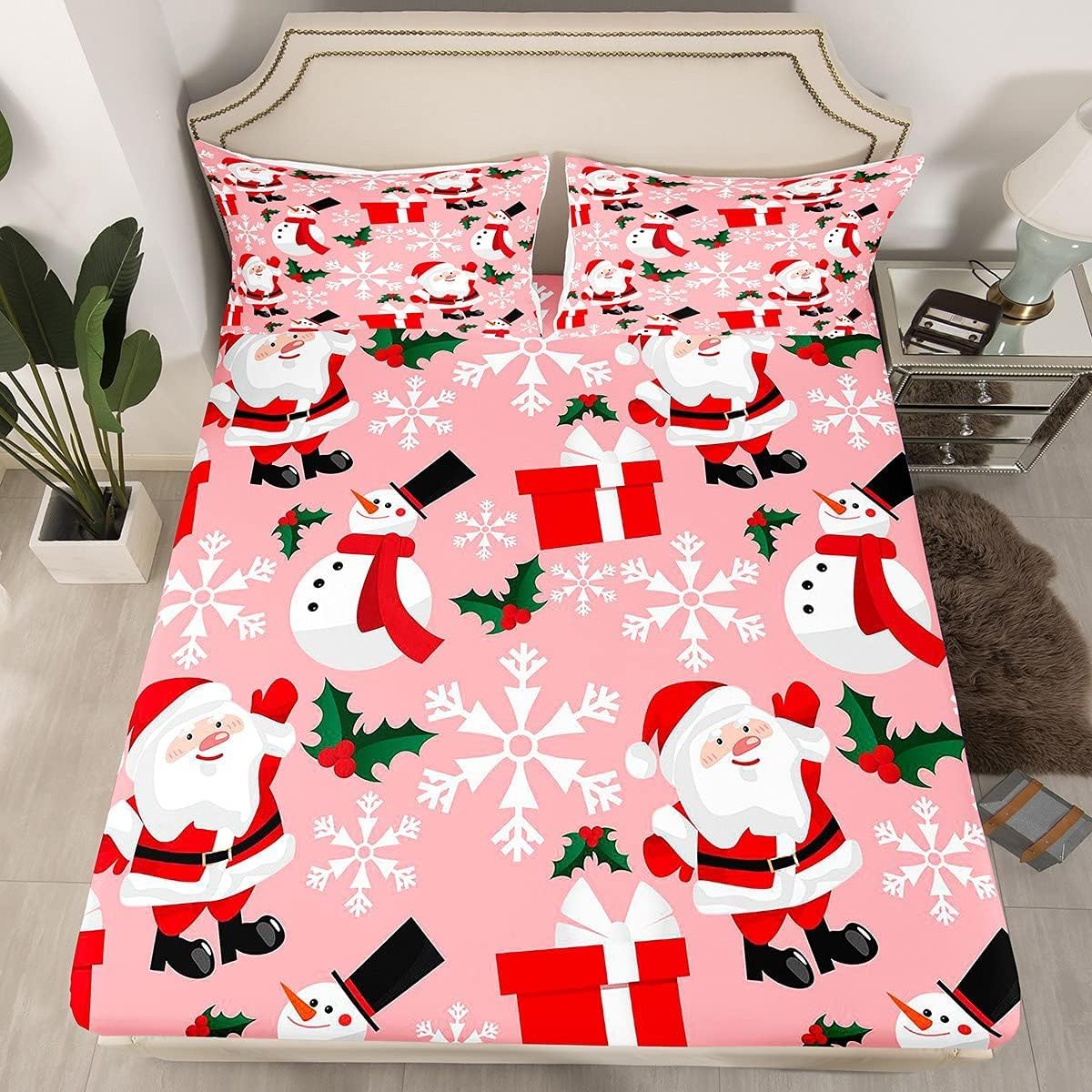 Drap Housse JANBU Coton 160x200 Cm Rouge Bordeaux | Leroy Merlin