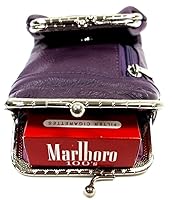 Vista 8 de Estuche De Cigarrillo Y Encendedor De Cuero Genuino De Lujo Con Cierre De Cierre De Cierre De Cierre De Cierre De Cierre De Cierre De Cierre De