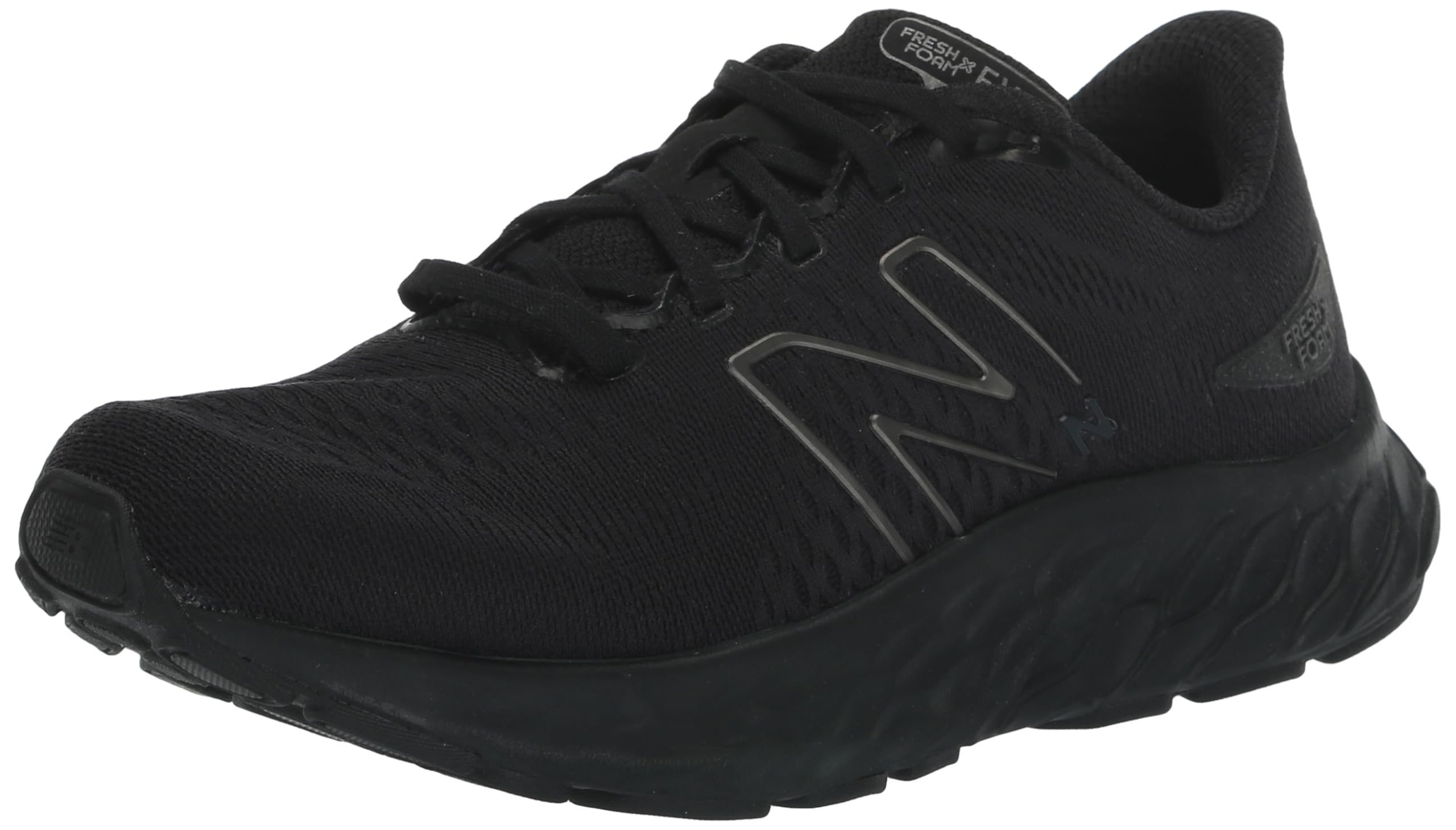New Balance Fresh Foam X Evoz V3 - Tenis de Correr Antideslizantes para Hombre, Negro/Negro Metálico/Negro, 8 X-Wide