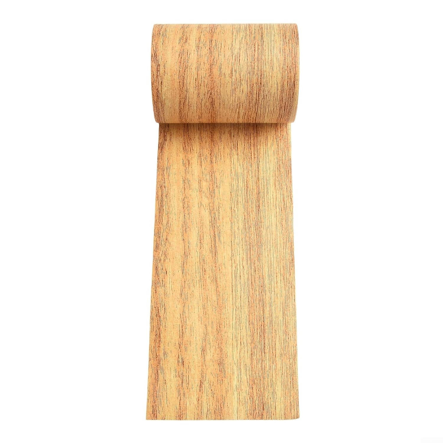 Self- Wood Grain Repair Tape Floors & Furniture, 8 cm x 4.57 m, PE + Gauze, Apply, Wear-Resistant, Cut to Size, Home Improvement, Compatible with Skirting Boards, Doors, (B)