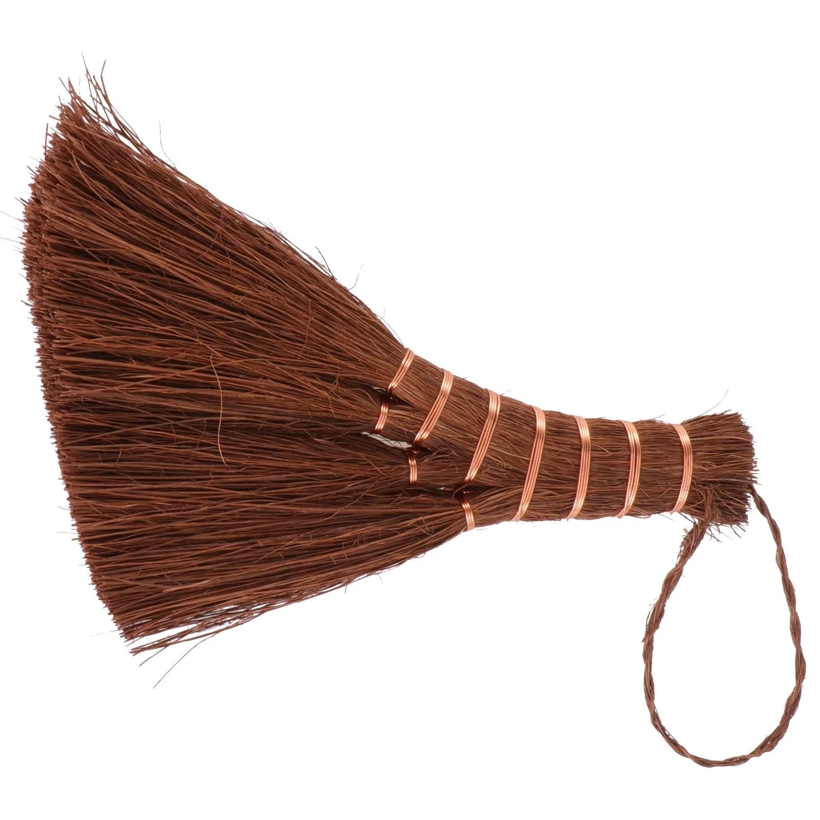Palm Broom 1Pcs Mini Broom Palm Small Size Lightweight Cleaning Tool Hanging Rope Design