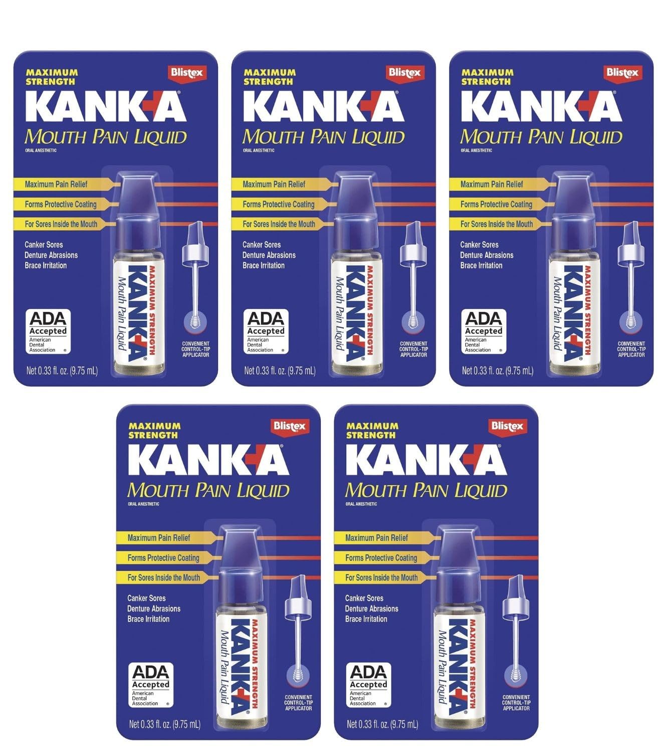 Special Pack of 5 KANK A 0.33 oz