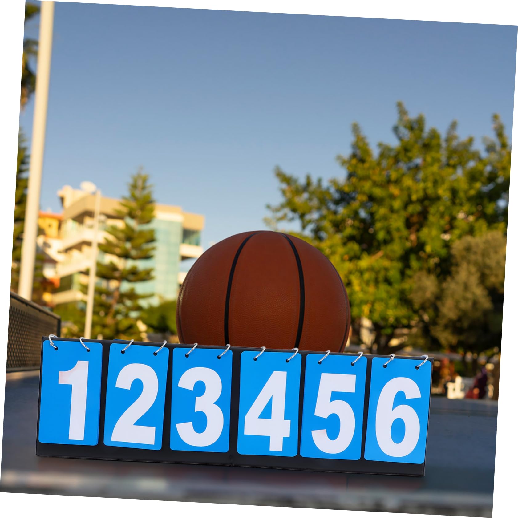 OSOLADY Scoreboard Portable Multi-Sport Scorekeeper for Basketball Tennis and More Cloth Design Easy to Clean Convenient Use Digital Printing for Visibility