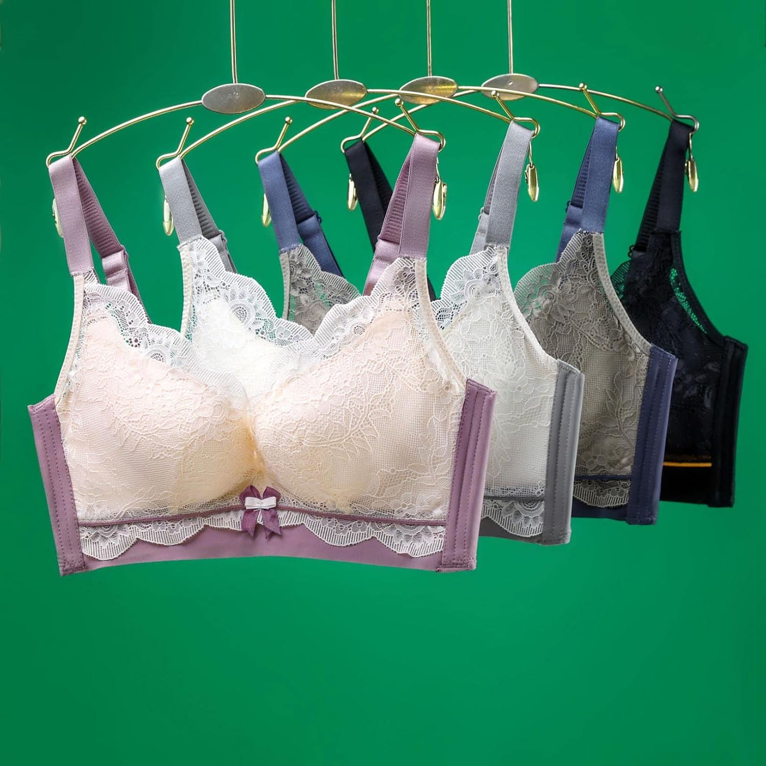 Amazon.com: Sostenes para mujer Push Up – Sostenes acolchados de talla  grande con aros – Sostenes deportivos para mujer de alto apoyo, lencería  reductora, ropa interior de encaje A B C D E