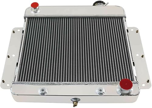 Miniatura 5 de Radiador de aluminio de 3 filas+ventilador de cubierta + relé compatible con radiadores Chevrolet Chevy II Nova Base Nova SS V8 1962-1967 66 65