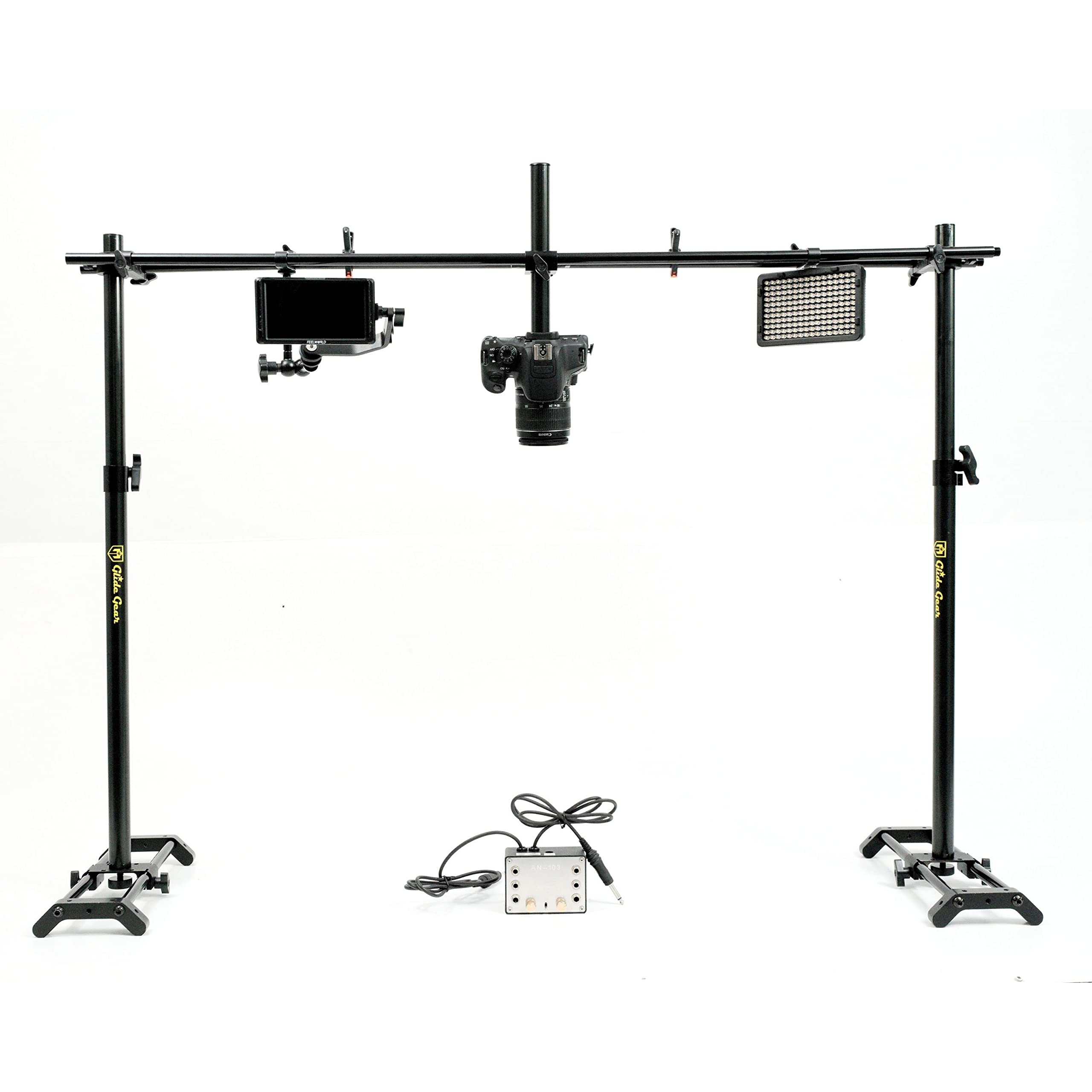 Glide GearOH 200 Overhead Rig – DSLR, Smartphone – Modular, Adjustable, Flat Lay Mount, All-Metal Build