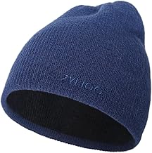 Zylioo S/M/L/XL/XXL/3XL Reversible Beanie Hats for Big and Small Heads,2 in 1 Double-Sided Warm Beany Hats,Winter Knitted Hats