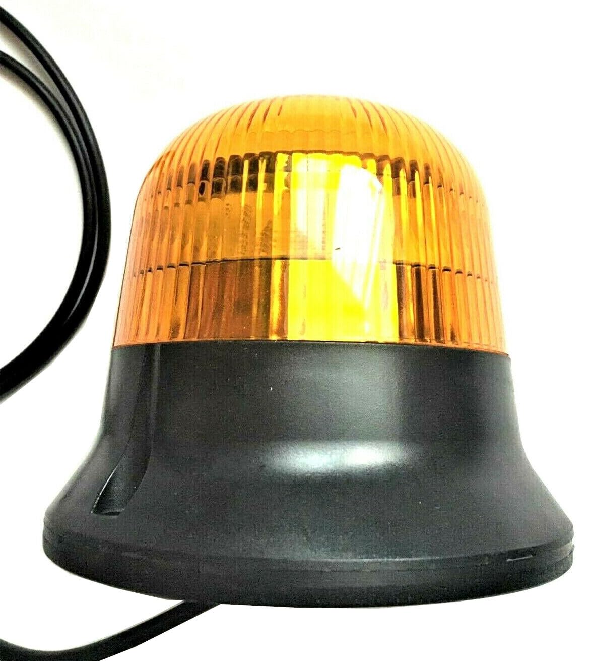 LED Warnleuchte Doppelblitz 12V - 36V ECE R65 IP68 3-Schrauben-Montage 1,5m Kabel Amber