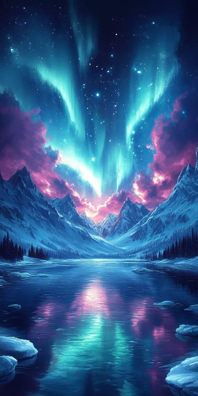 Malowanie według Numerów Dla Dorosłych Krajobraz Płótno 50x100cm, Aurora, k