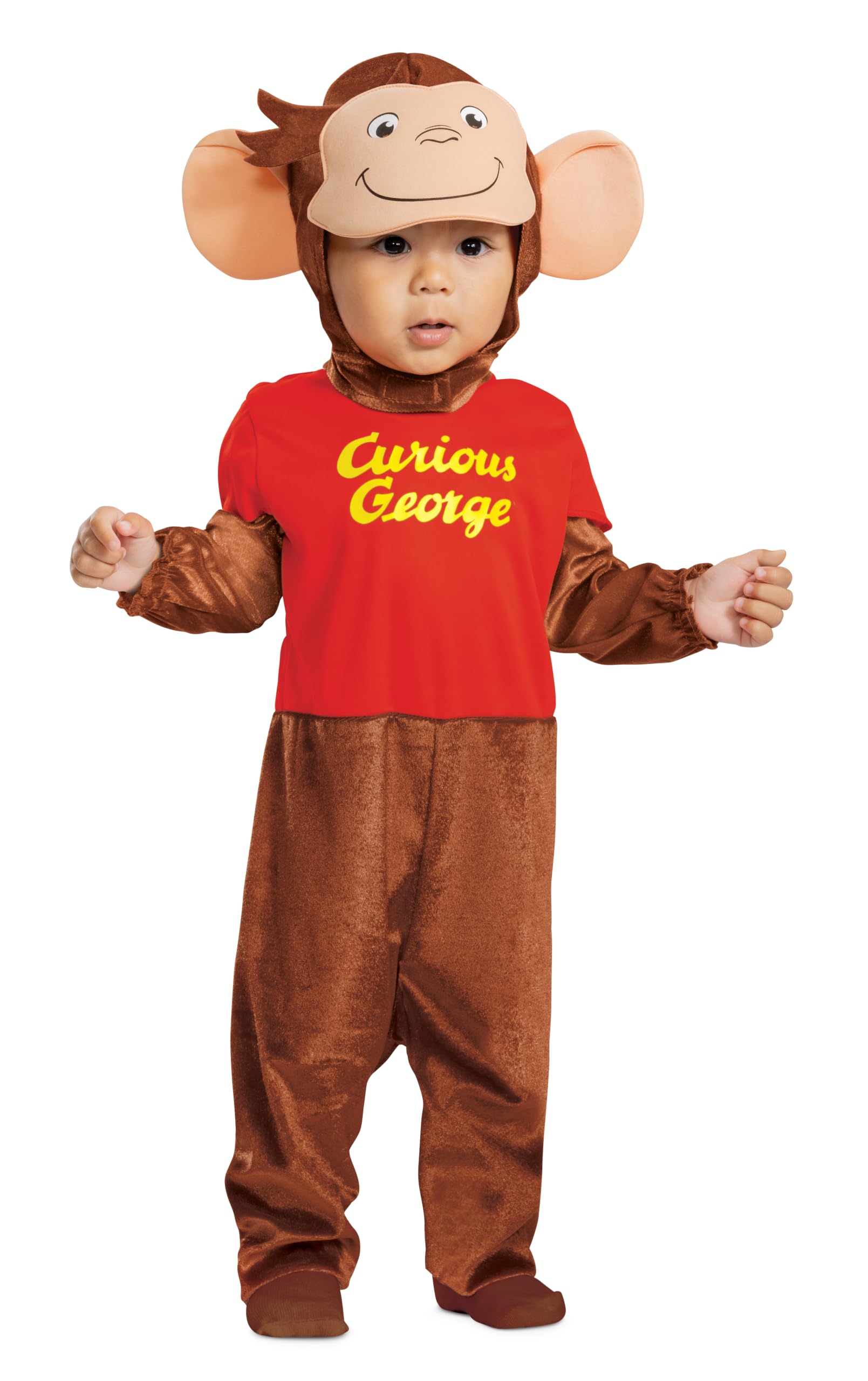 Disguise Costume di Curious George per bambini piccoli, 6-12 mesi