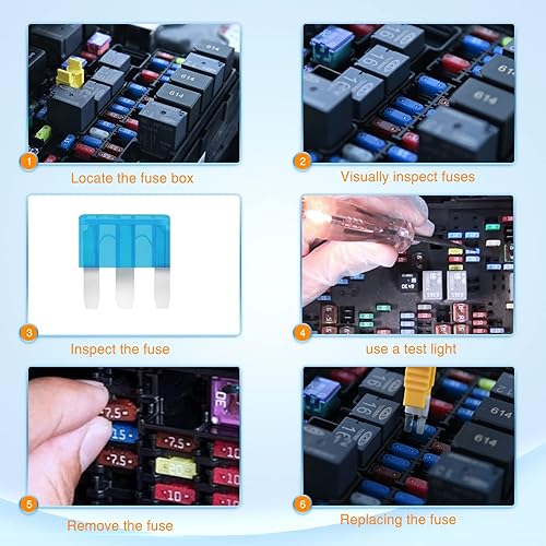 Miniatura 39 de Nilight 105 fusibles Micro2 ATR APT Kit surtido de fusibles de cuchilla de automóvil Micro 2 repuesto 5A 7.5A 10A 15A 20A 25A 30A Automotriz