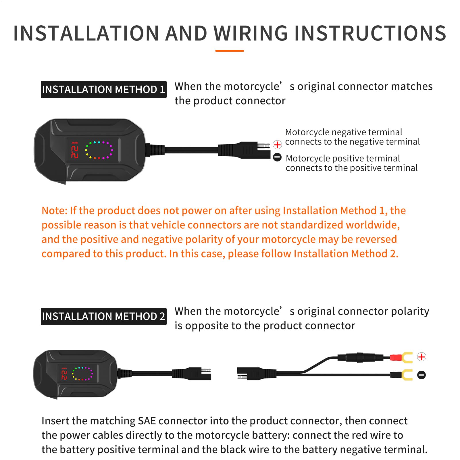 Ładowarka USB Do Motocykla Wodoodporna Wodoodporny Adapter Type-C Do