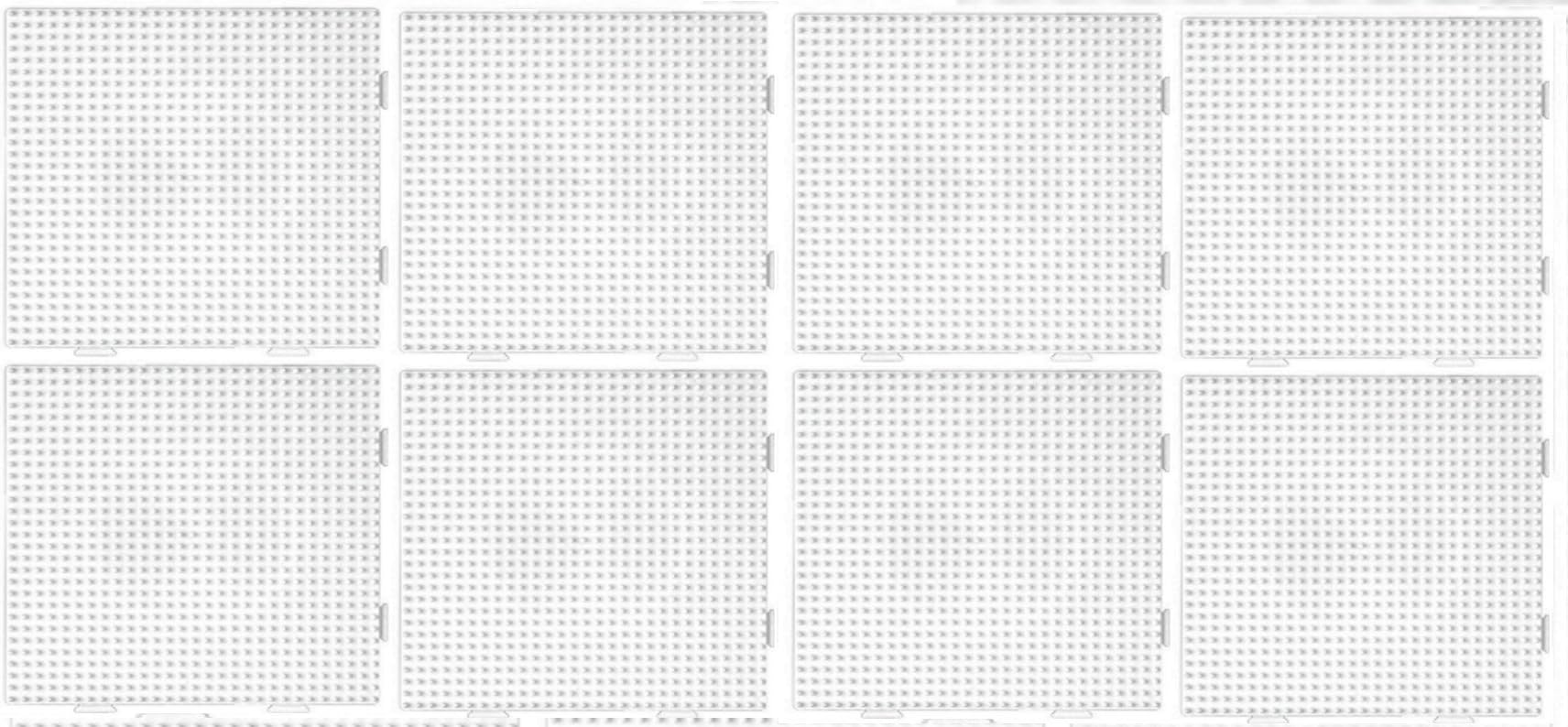 Hama Stiftplatte großes Quadrat weiß für Bügelperlen midi zusammens Hama Stiftplatte großes Quadrat weiß für Bügelperlen midi zusammens