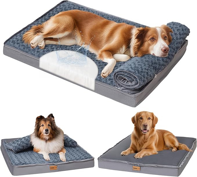 COMAX Orthopedic Dog Beds for Large Dogs, Extra Large Dog