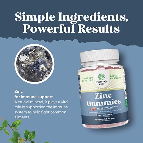 Miniatura 7 de Paquete de glicinato de magnesio puro de 400 mg por porción para el sueño y la relajación, 240 unidades y gomitas de zinc extra fuertes para