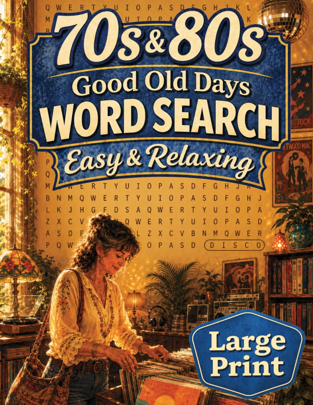Good Old Days Large Print Word Search for Adults & Seniors: 100 Easy Nostalgic Puzzles from the 70s & 80s (GOOD OLD DAYS WORD SEARCH)
