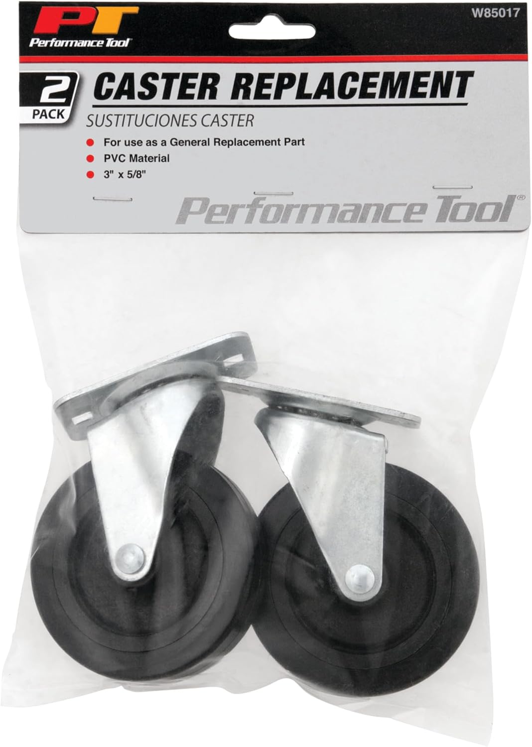 Performance Tool W85017 Creeper Replacement Caster, 2 Pack