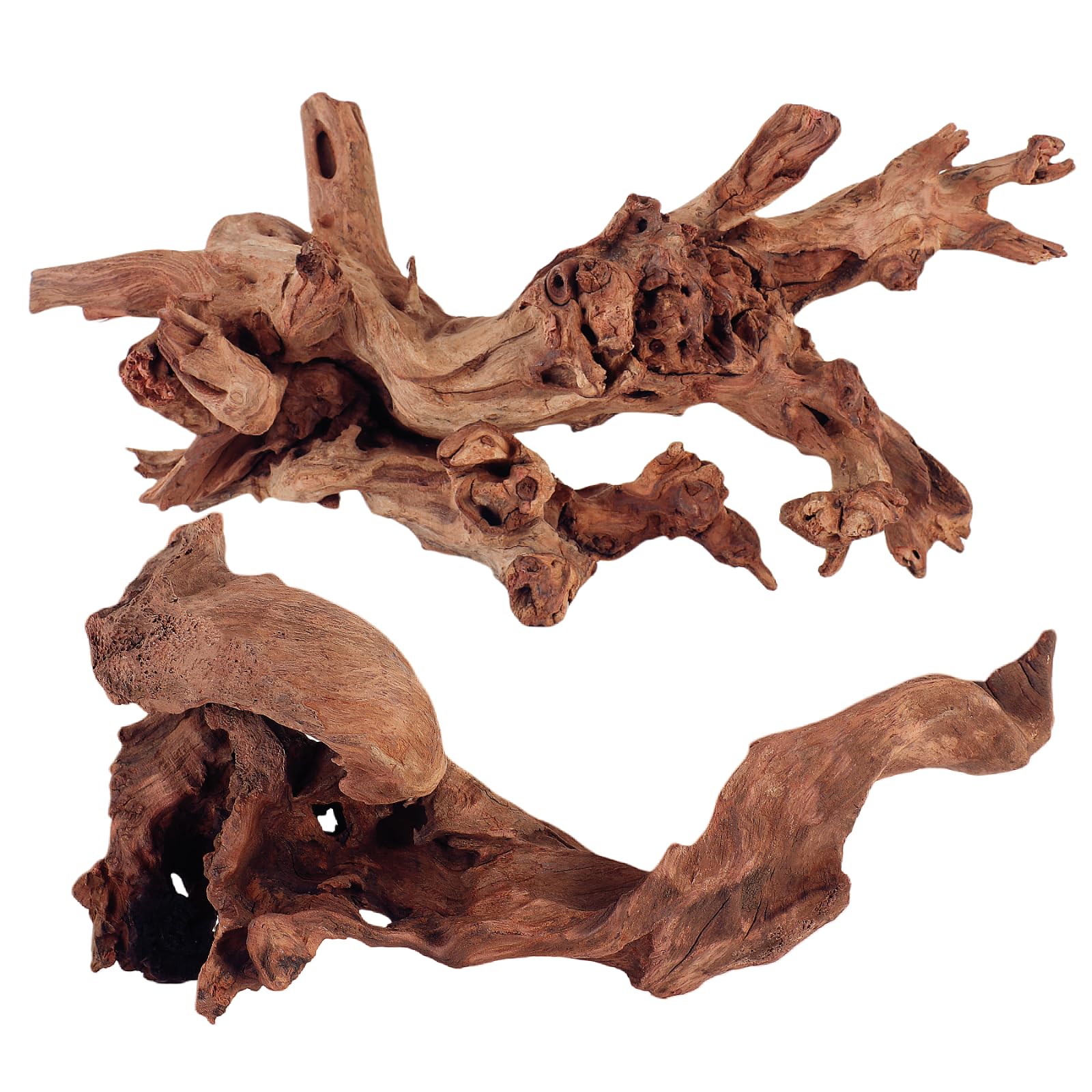 Redfeiyang Natural Driftwood for Aquarium Decor - 3 Assorted Pieces