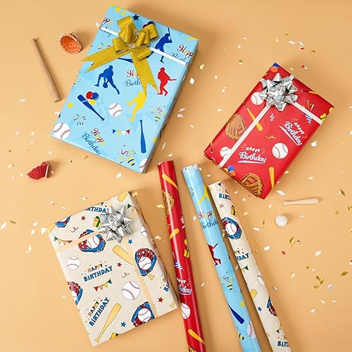 Vista 171 de WERNNSAI Rollos de papel de regalo de dinosaurios, 3 rollos de papel de regalo de dinosaurio rosa de 17 x 120 pulgadas, para bebés, niñas, Pink