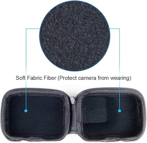 Miniatura 6 de SOONSUN Pequeño estuche de transporte para GoPro Hero 9/10/11/12/13 negro, mini estuche compacto de almacenamiento duro para cámara Go Pro Hero 9 10