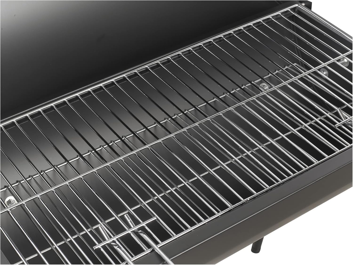 barbecue na kółkach czarna stal 60 x 30 x 70 cm