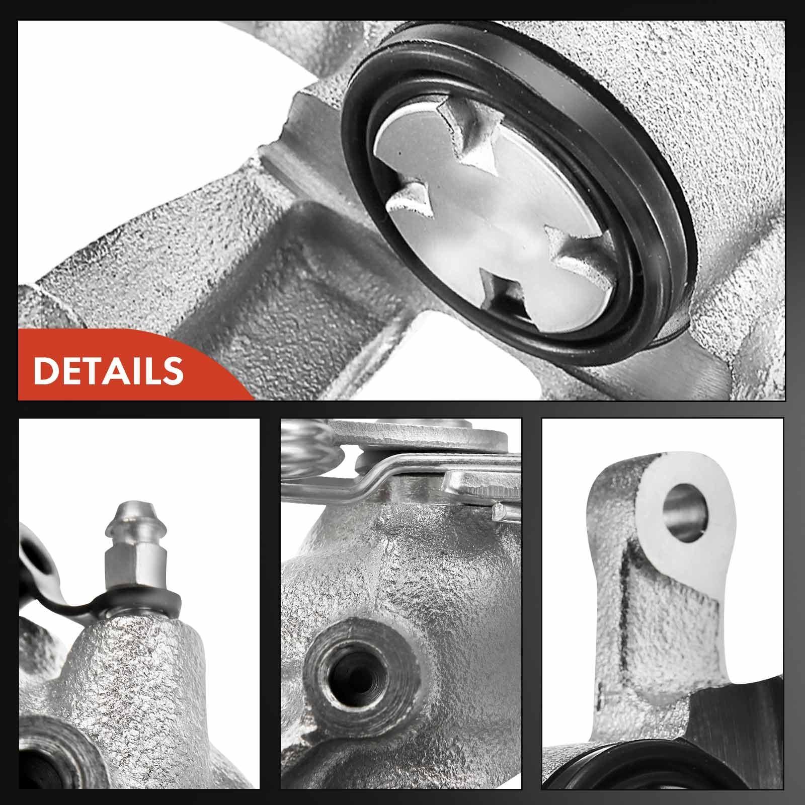 Frankberg Bremssattel Bremszange Hinten Rechts Kompatibel mit Colt CZC Cabriolet RG Colt VI Z3A Z2A Forfour 454 Replace# 4544200801