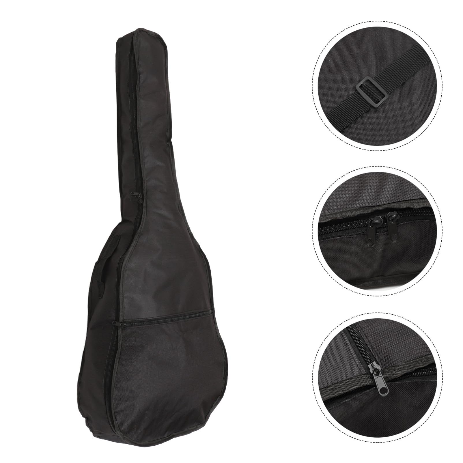 Housse de Guitare Acoustique 40/41 Pouces en Tissu Oxford 420d Imperméable, Paquet de Rangement Léger et Portable Bretelles Confortables, Étui Pratique pour Musiciens