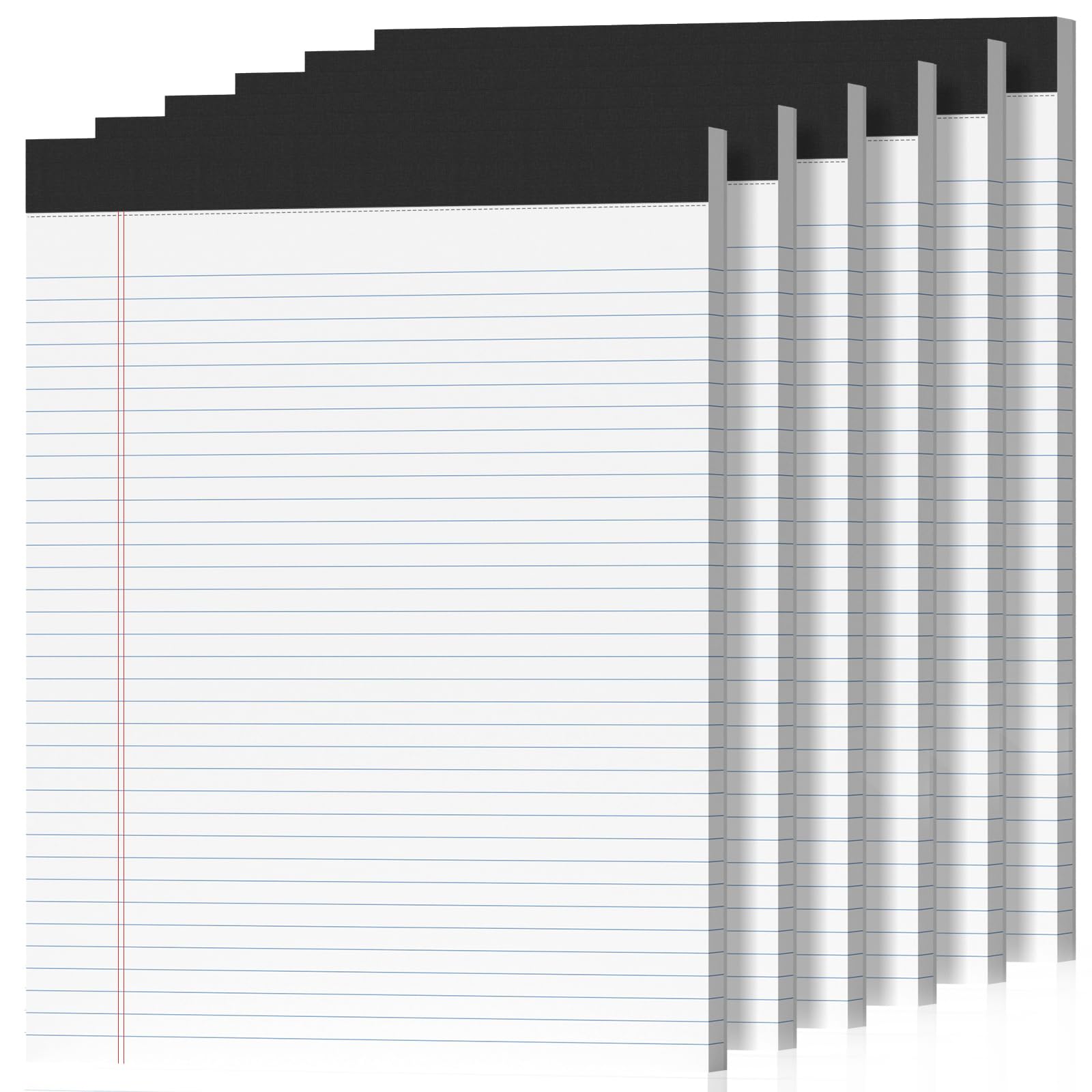 Bloc-notes de 21,6 x 27,9 cm en lot de 6 blancs pour le bureau - 8