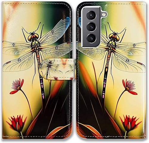 Miniatura 9 de Bcov Funda para Galaxy S22, diseño de mariposa de la torre de París, funda de piel con tapa para teléfono con ranura para tarjetas, soporte para