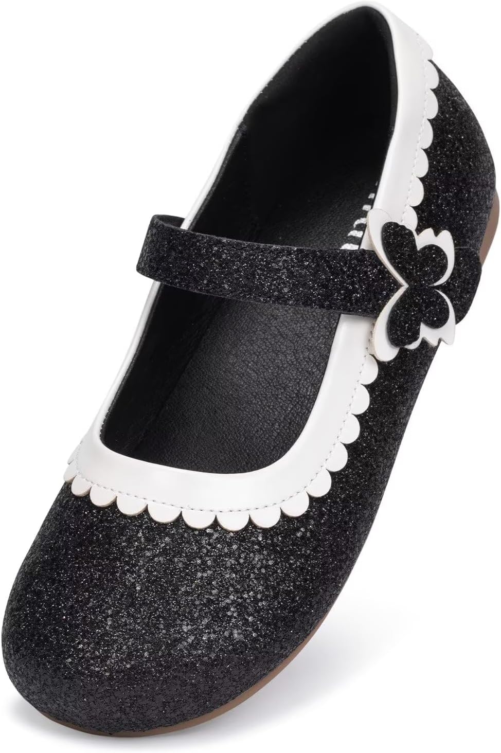 Frank Mully Girls Flats Mary Jane Dressy Flat Wedding Uniform Party Shoes for Toddler/Little Kid/Big Kid