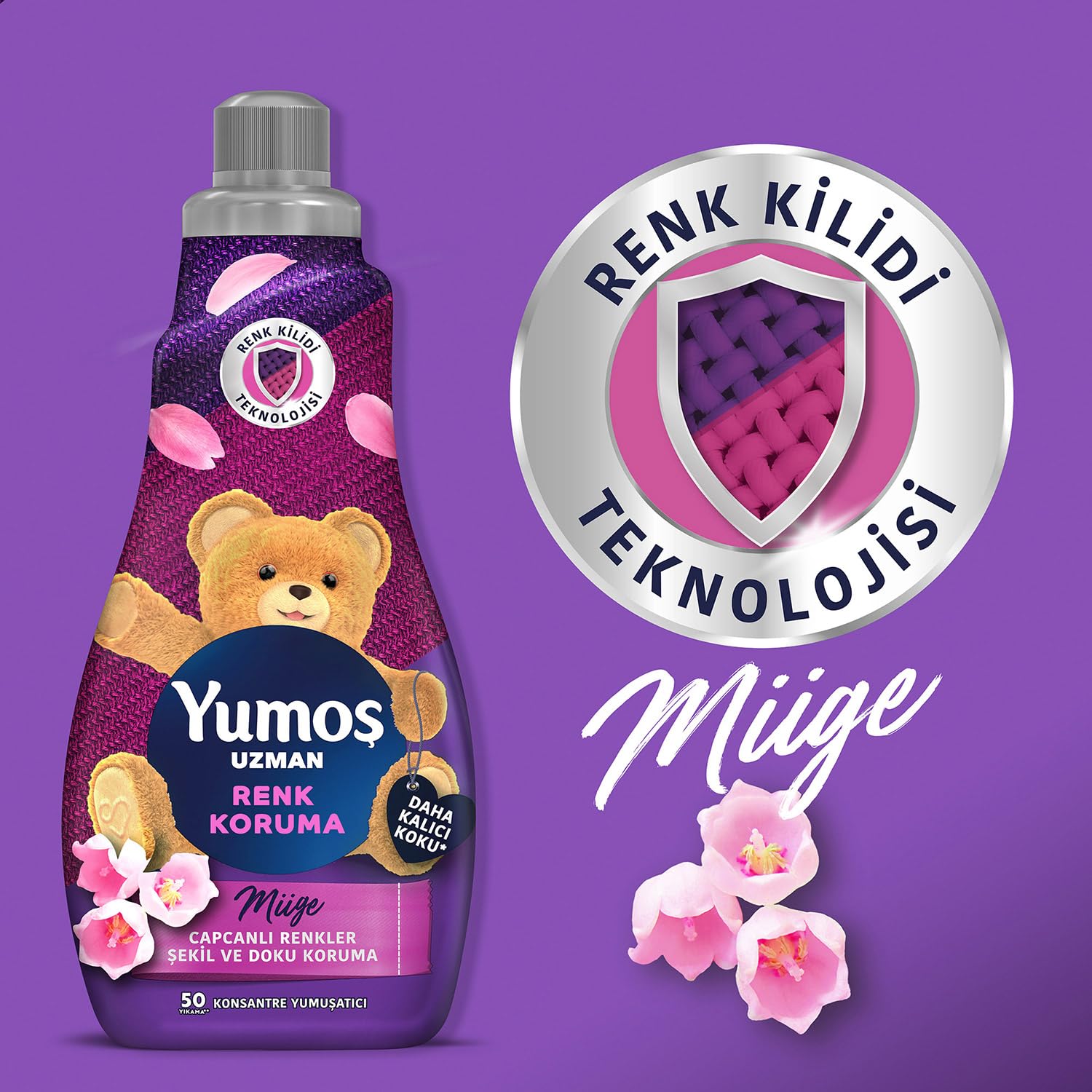 Yumoş Sıvı Canlandırıcı Terapi Renkliler 1690 ml + Yumoş Uzman Renk Koruma Yumuşatıcı 1200 ml (3 paketi)