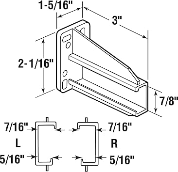Rear Track Brackets (1 Pair)