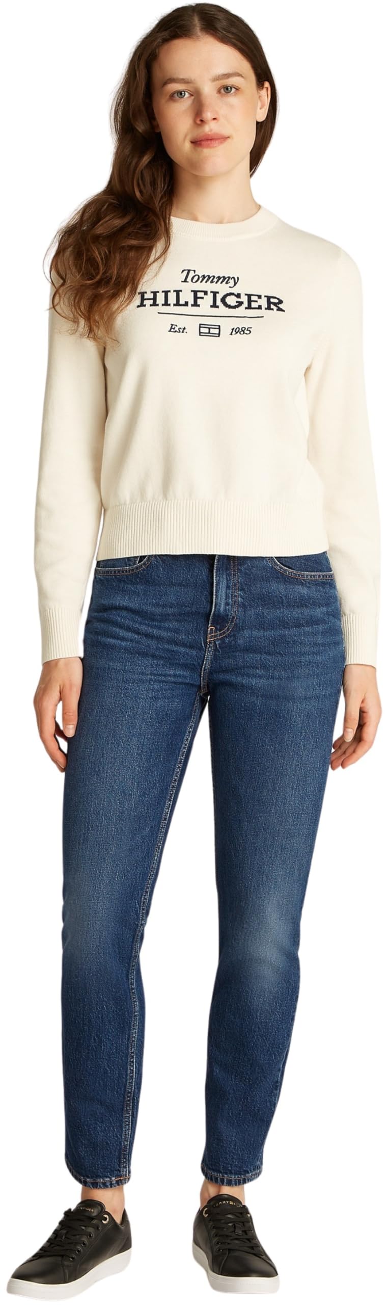 Tommy Hilfiger Damen Jeans Hose Cigarette Slim Fit