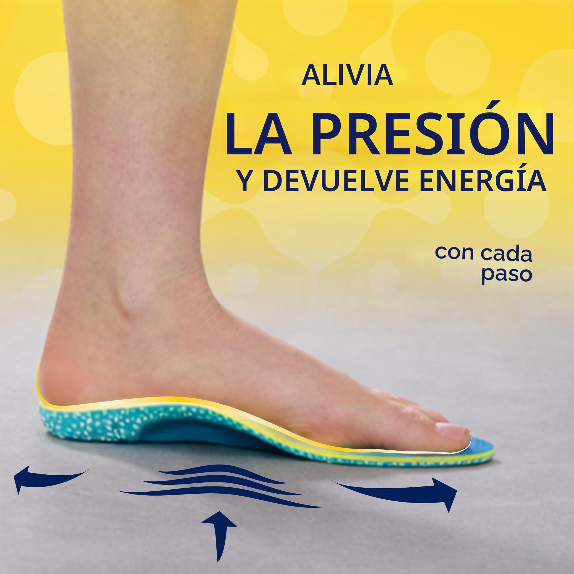 Dr. Scholl's - Plantillas multiuso 24-Hour Energy, devuelven la energía con cada paso, alivian la presión y el dolor de pies cansados, espuma viscoelástica e inserción de gel, 37-41, mujer, 1 par