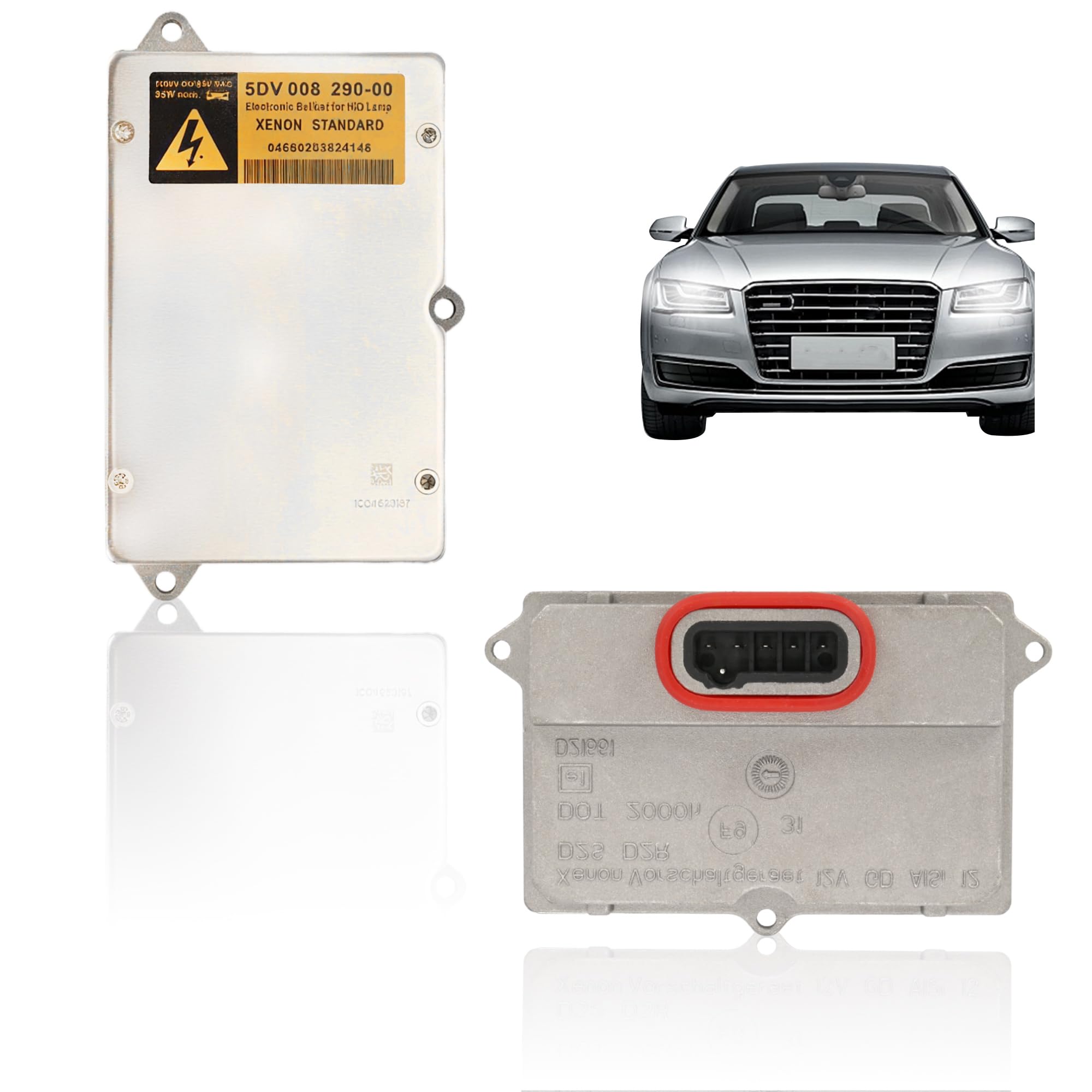 Xenon Scheinwerfer Vorschaltgerät Steuergerät für Audi A6 S6 A8, HID Vorschaltgerät 5DV00829000 4E0907476 für BMW E53 E60 E65-E68 E85 E86 W211 W219 W164 X164 W251 R171