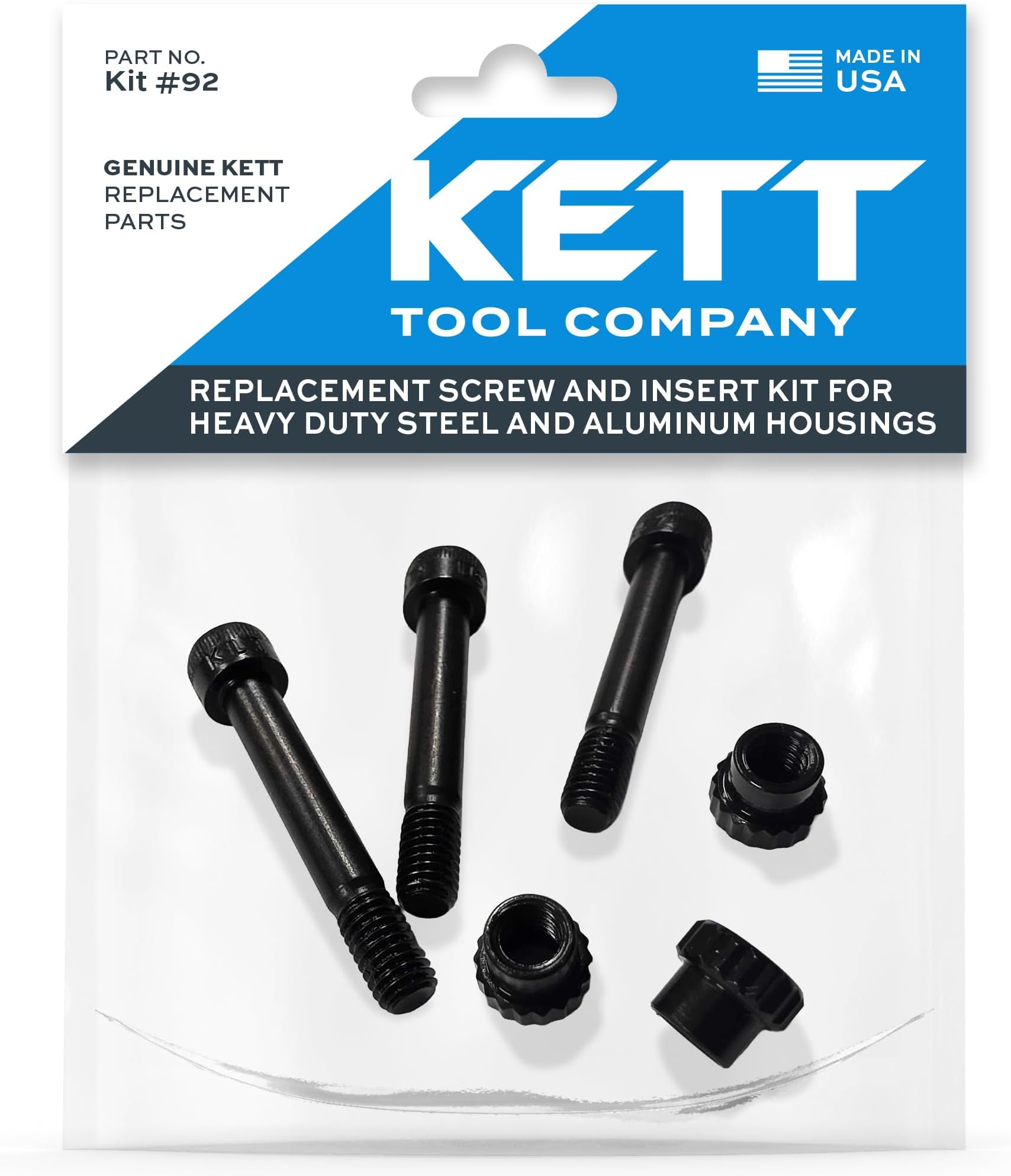 Kit #92 92-28 Cap Screw and 92-31 Knurled Insert Kit 3 of Each