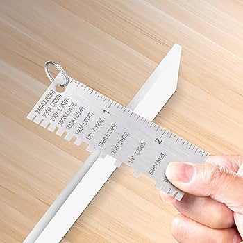 Metal Thickness Gauge STAINLESS STEEL METAL Sheet Thickness Gauge Welding Gage Plated Size Sheet Metal Tools