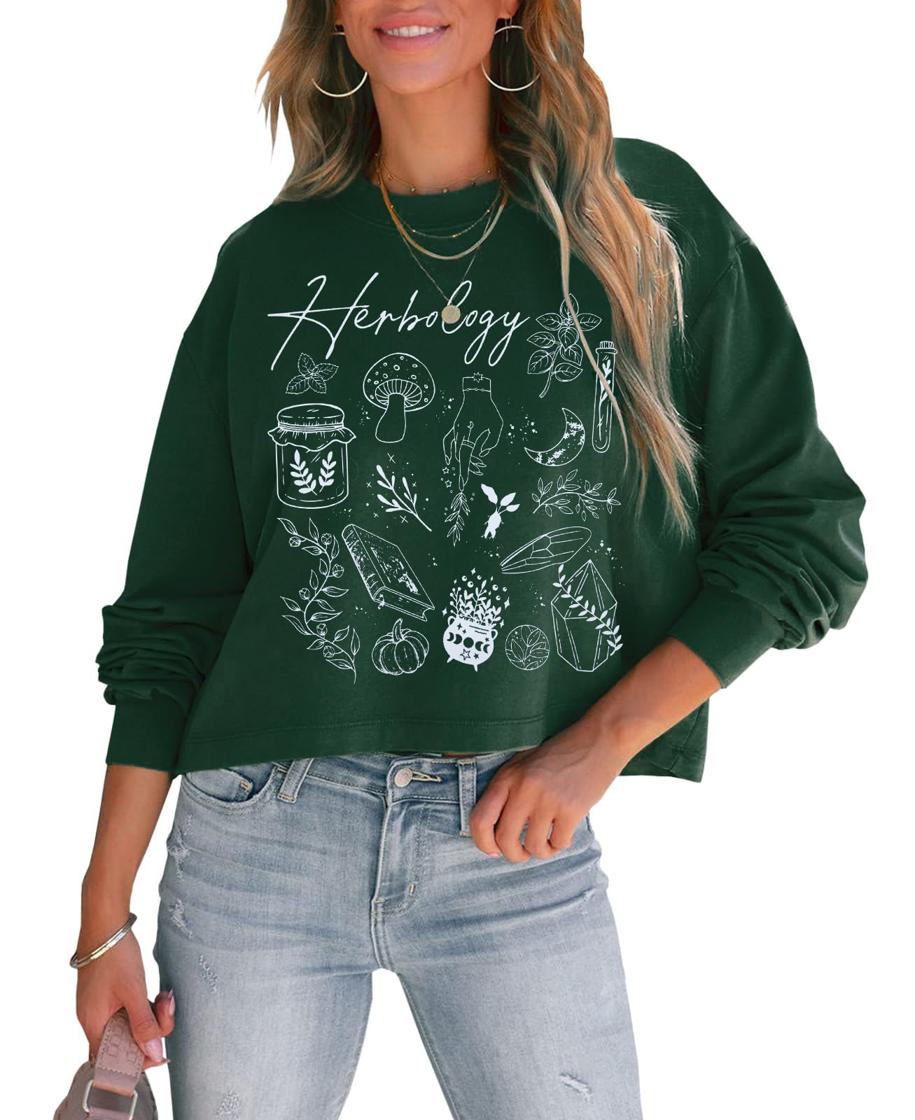 Merry and Pregnant Sweatershirt for Women Christmas Pregnancy Announcement Pullover Funny Letter Long Sleeve Shirt