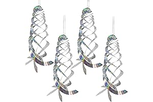 Hanging Reflective Bird Deterrent Device Window Decals to Prevent Bird Strikes