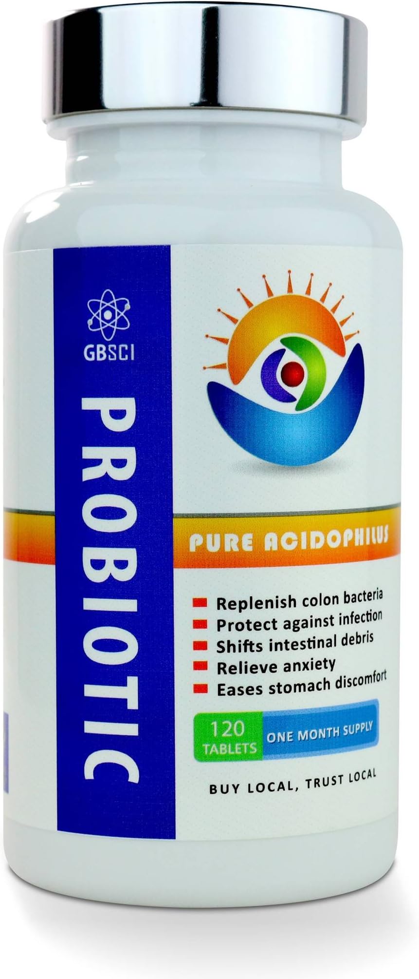 GBSci Pure Acidophilus Probiotics / 20 To 60 Bil CFU Daily Probiotic