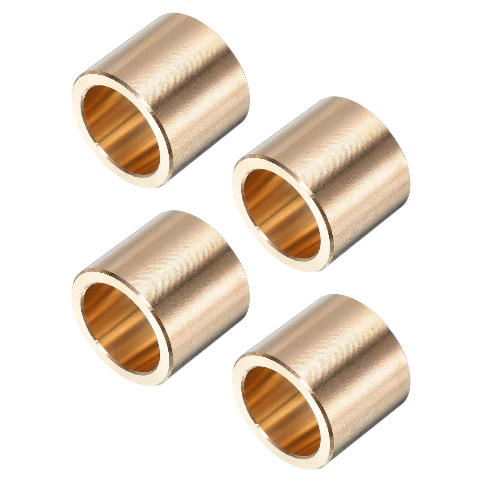uxcell 4pcs Sleeve Bearings 3/4" Bore x 1" OD x 7/8" Length Self-Lubricating Brass Bushing