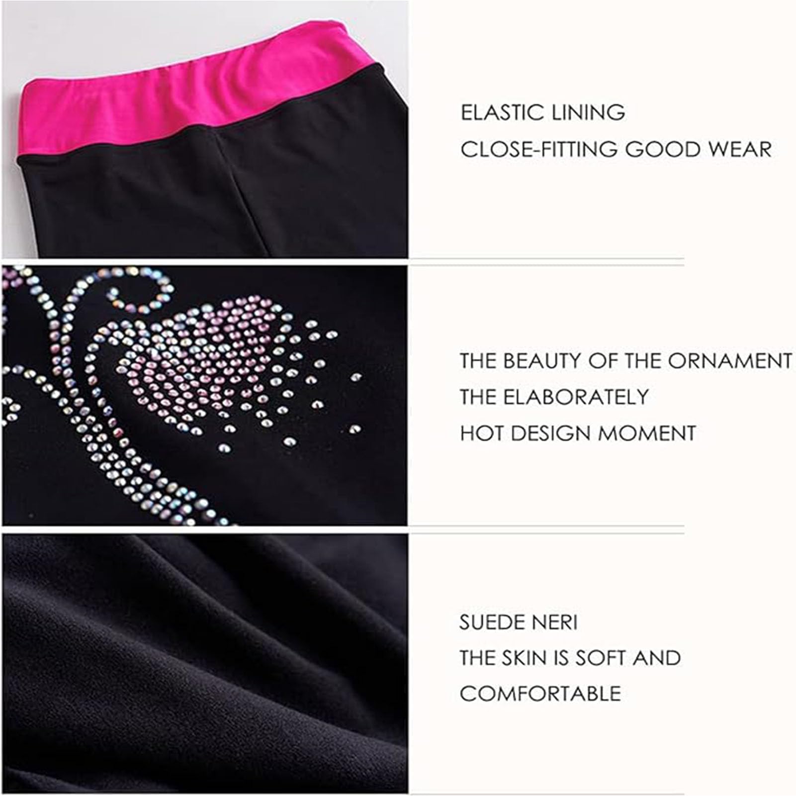Eiskunstlaufhosen Leggings Tanzanzug Trainingsleggings Für Damen