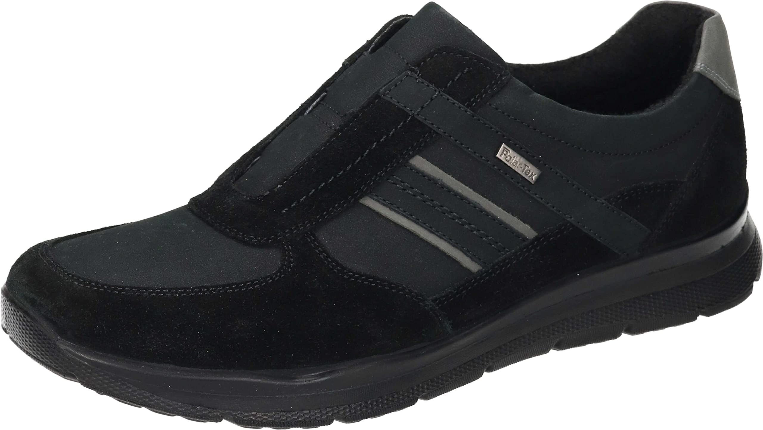 Manitu Men's 630092-01 Sneaker, Black, 11.5 UK