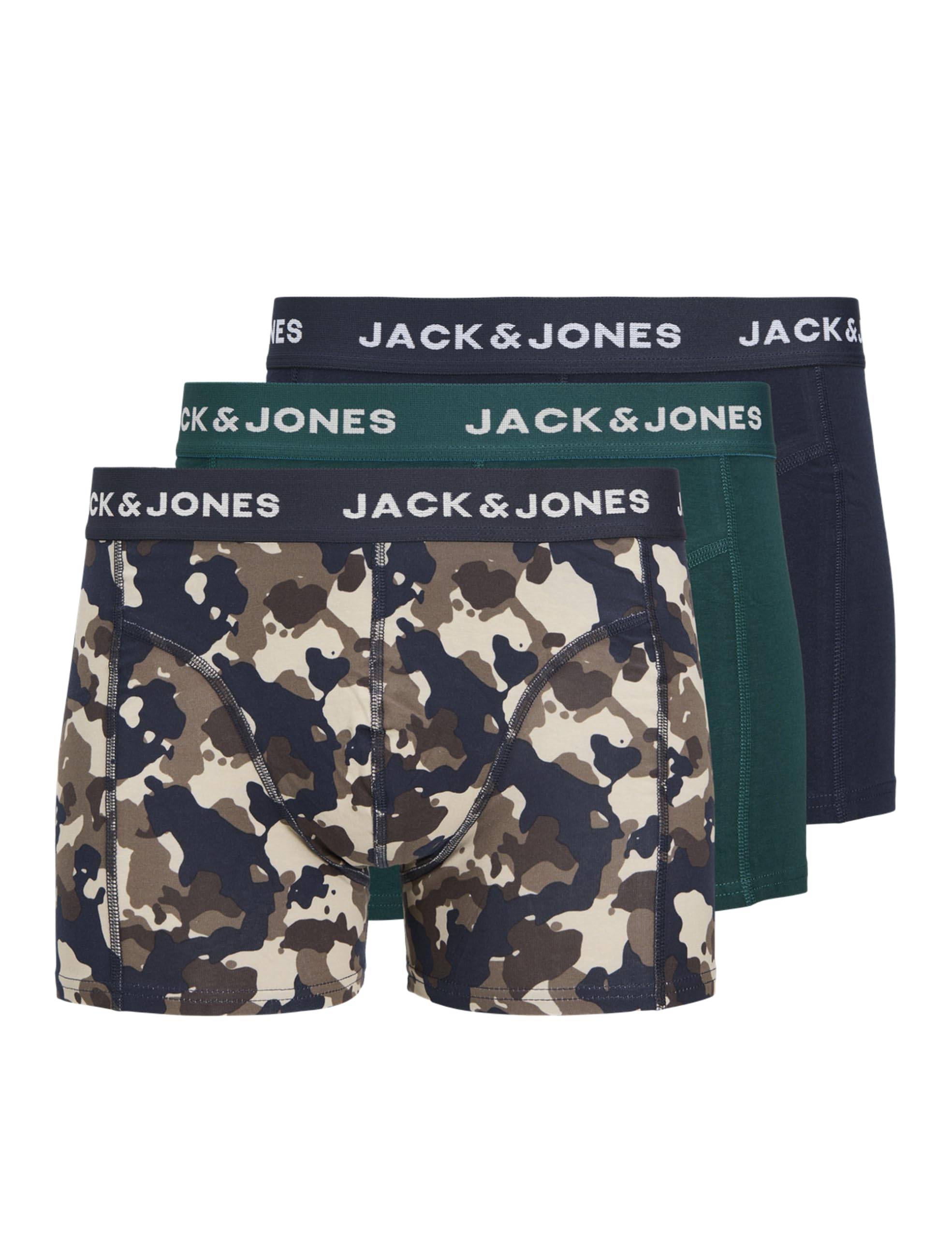 JACK&JONES JACCAMOFLAGE TRUNKS 3 PACK Boxer Shorts,