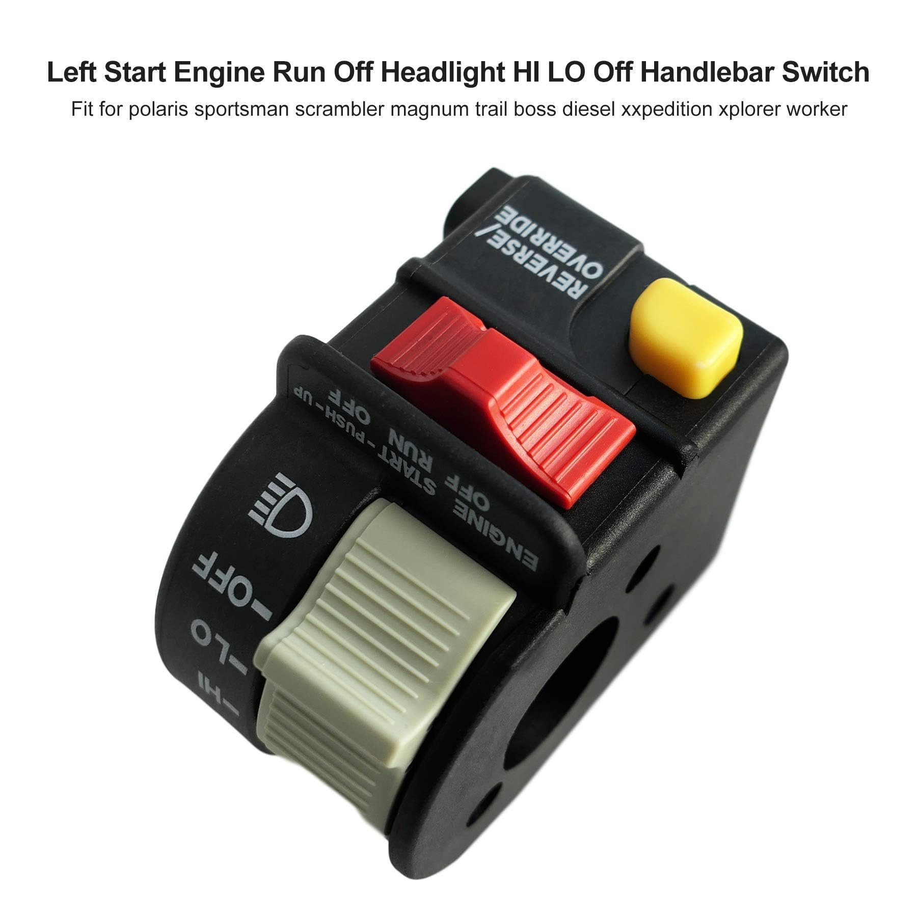 Vanlison Left Handlebar Switch Hi Lo Off Switch Beam Lights - Foto 10