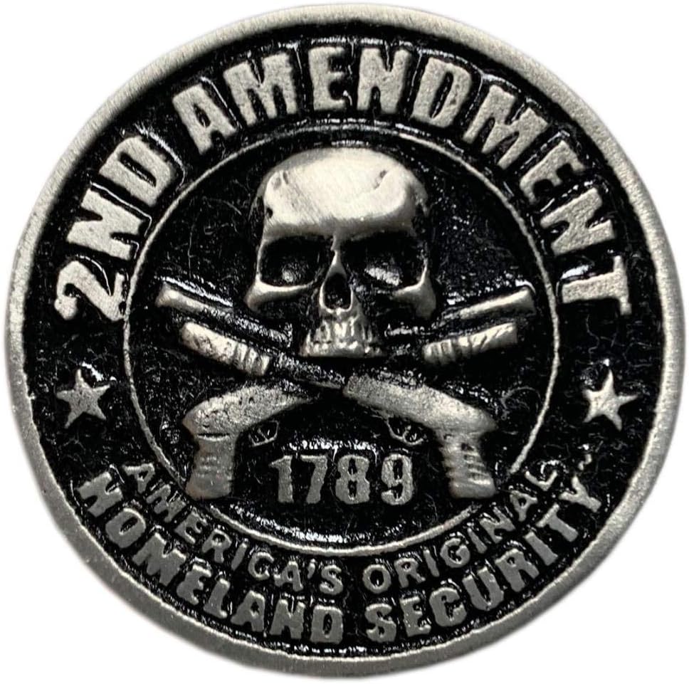 2nd Amendment 1789 America's Original Homeland Border Control 1.5" Hat or Lapel Pin